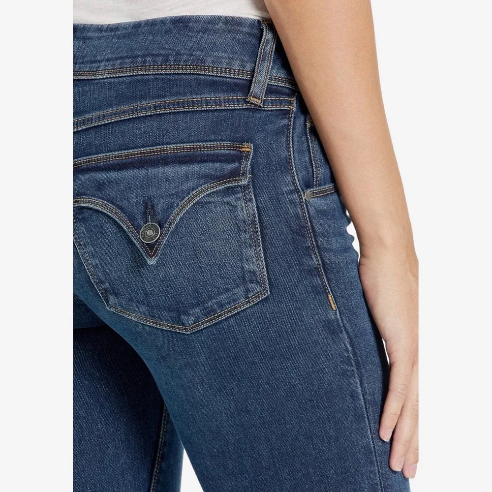 HUDSON WOMENS ENHANCE COLLIN MID RISE SKINNY Jeans - Blue OBSCURITY NWT 31